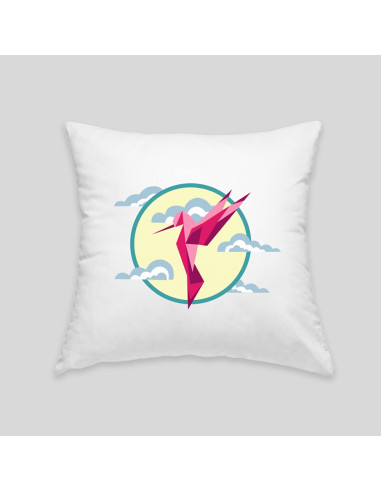 Hummingbird cushion